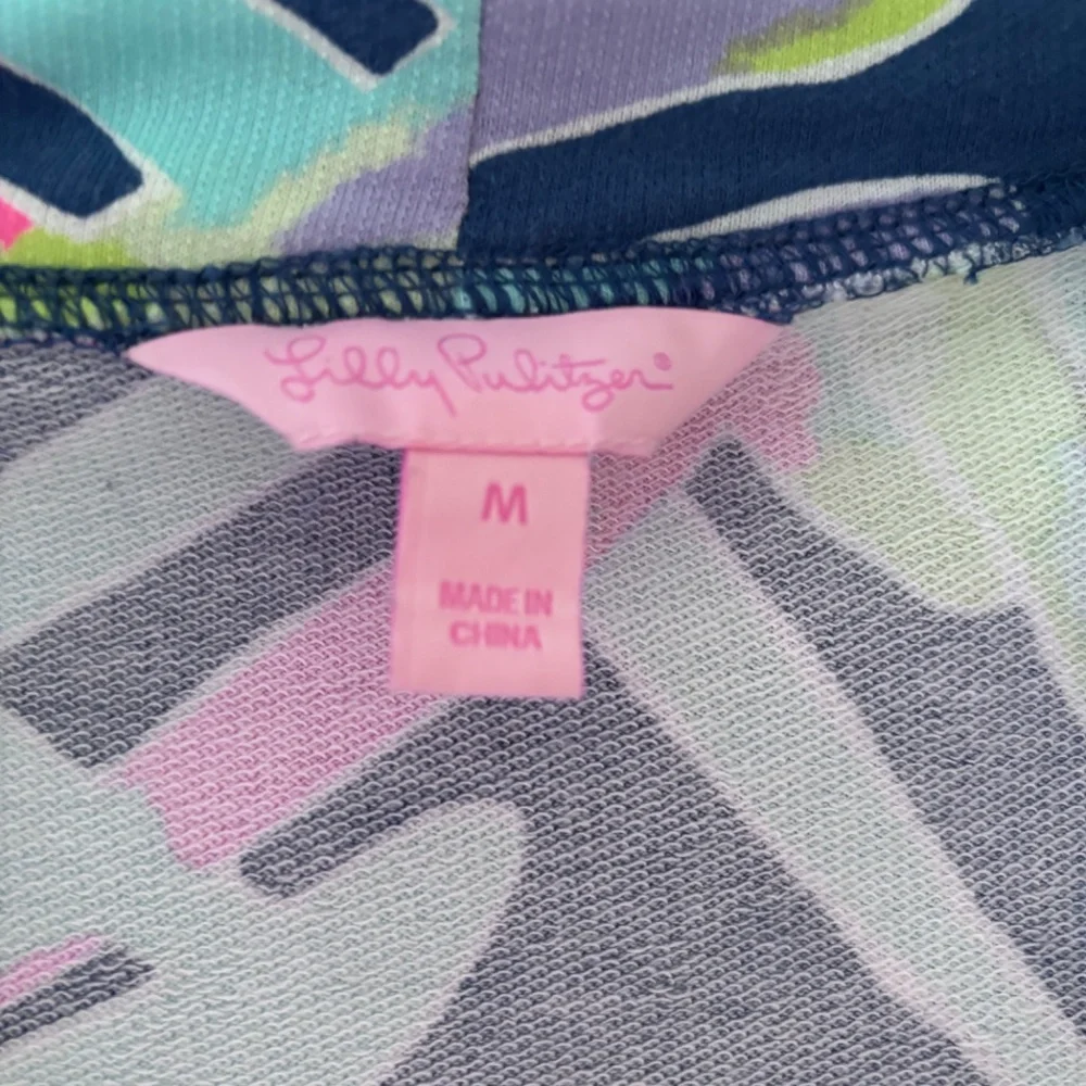 Lilly Pulitzer Zip up Hoodie in size Medium - Picture 2 of 3